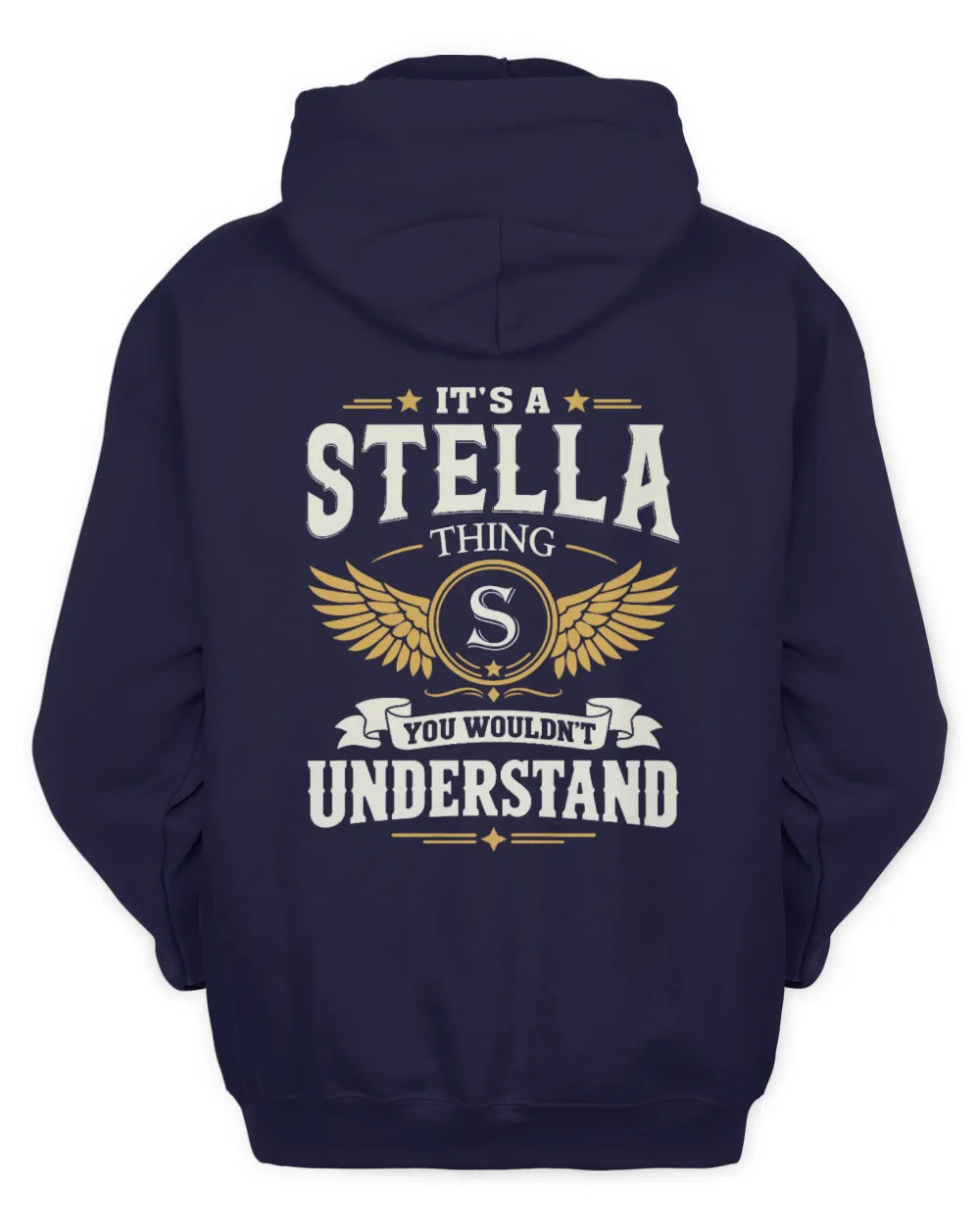 STELLA KT06-M008 It’s a [NAME] Thing – You Wouldn’t Understand | Personalized Vintage T-Shirt - Unisex Hoodie - Navy