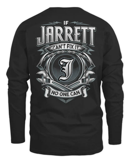 JARRETT AP81-K4-626 - Personalized Ahmed Quote Apparel “If Ahmed Can't Fix It, No One Can” - Men's Long Sleeved T-Shirt - Black