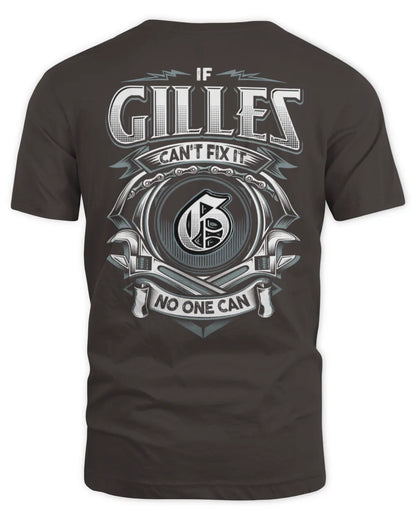 GILLES AP81-K4-626 - Personalized Ahmed Quote Apparel “If Ahmed Can't Fix It, No One Can” - Unisex Standard T-Shirt - Dark Chocolate