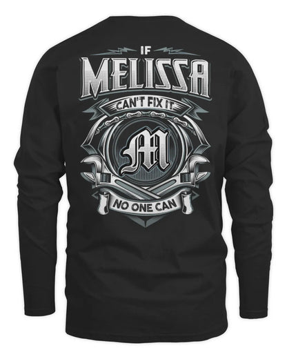 MELISSA AP81-K4-626 - Personalized Ahmed Quote Apparel “If Ahmed Can't Fix It, No One Can” - Men's Long Sleeved T-Shirt - Black