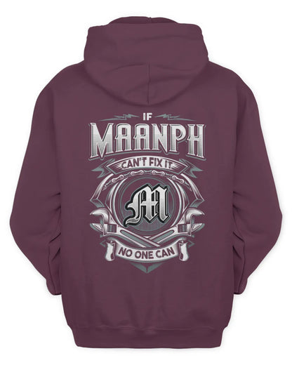 MAANPH AP81-K4-626 - Personalized Ahmed Quote Apparel “If Ahmed Can't Fix It, No One Can” - Unisex Hoodie - Maroon