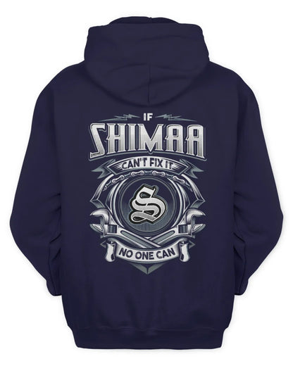 SHIMAA AP81-K4-626 - Personalized Ahmed Quote Apparel “If Ahmed Can't Fix It, No One Can” - Unisex Hoodie - Navy