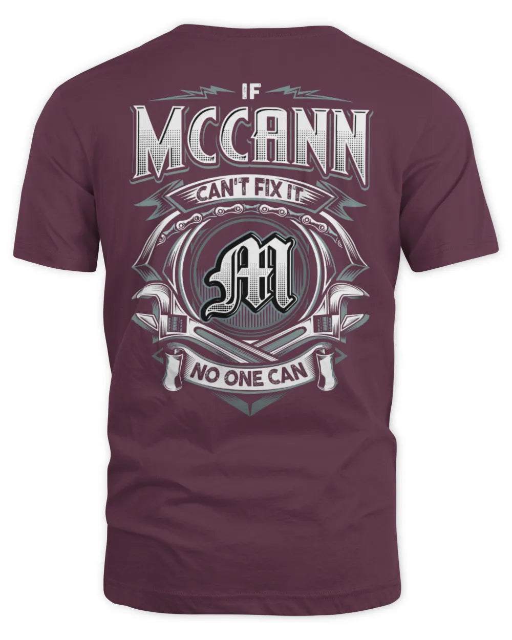 MCCANN AP81-K4-626 - Personalized Ahmed Quote Apparel “If Ahmed Can't Fix It, No One Can” - Unisex Standard T-Shirt - Maroon