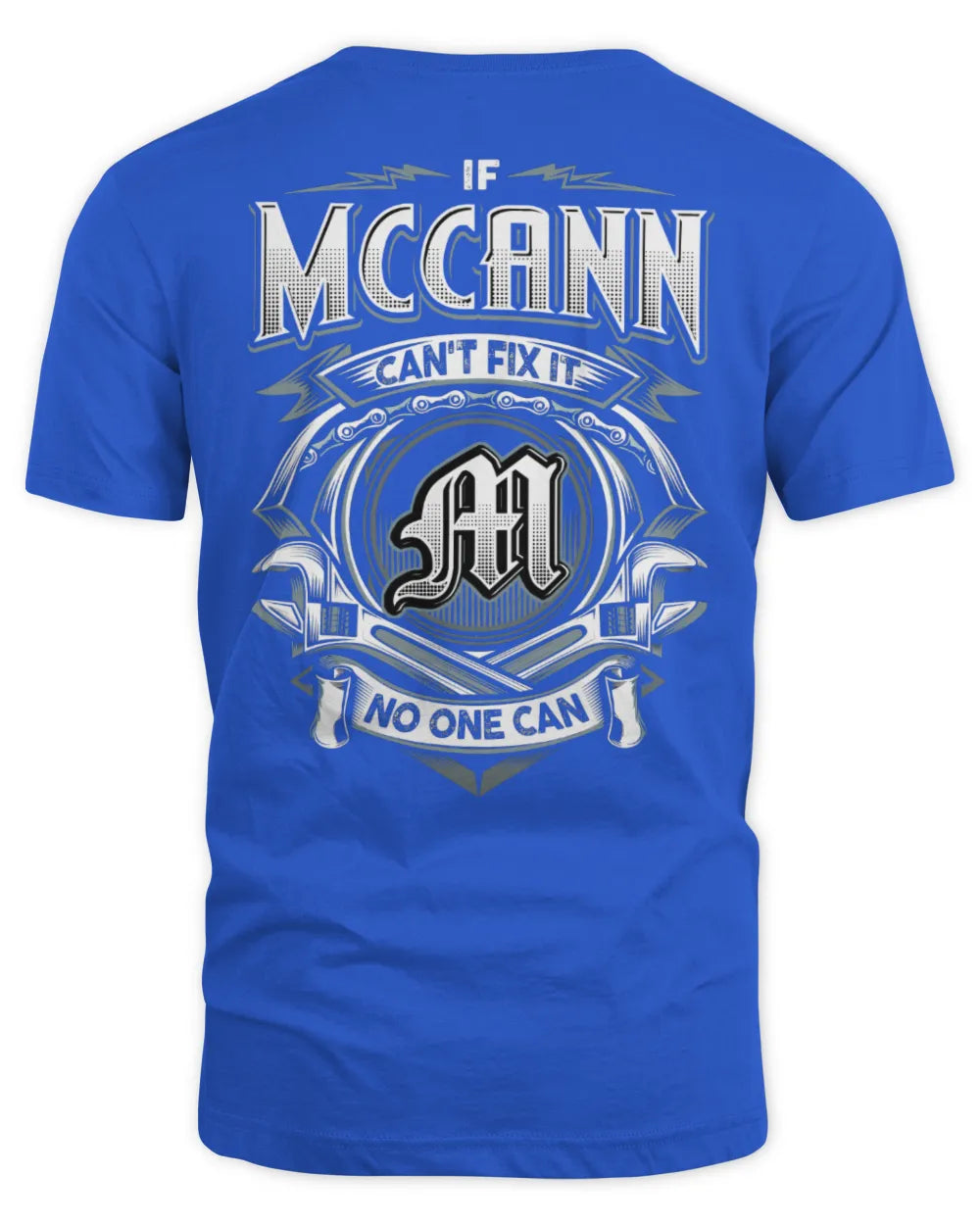 MCCANN AP81-K4-626 - Personalized Ahmed Quote Apparel “If Ahmed Can't Fix It, No One Can” - Unisex Standard T-Shirt - Royal