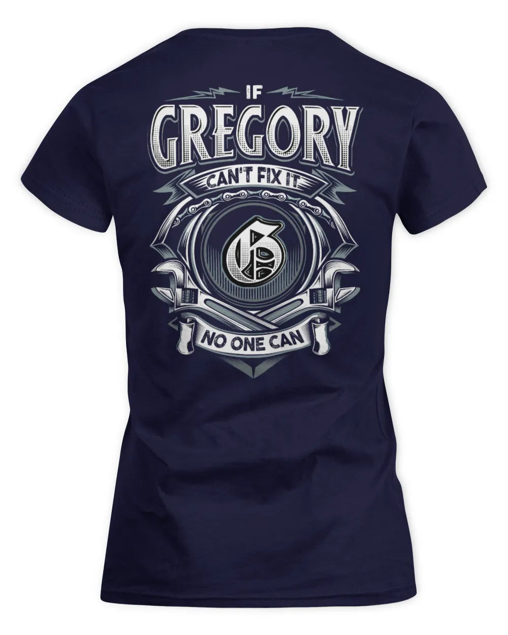 GREGORY AP81-K4-626 - Personalized Ahmed Quote Apparel “If Ahmed Can't Fix It, No One Can” - Women's Standard T-Shirt - Navy