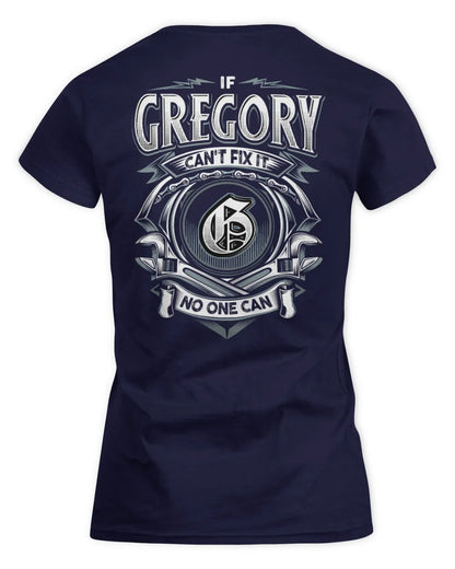 GREGORY AP81-K4-626 - Personalized Ahmed Quote Apparel “If Ahmed Can't Fix It, No One Can” - Women's Standard T-Shirt - Navy