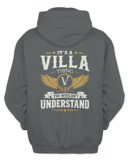 VILLA KT06-M008 It’s a [NAME] Thing – You Wouldn’t Understand | Personalized Vintage T-Shirt - Unisex Hoodie - Charcoal