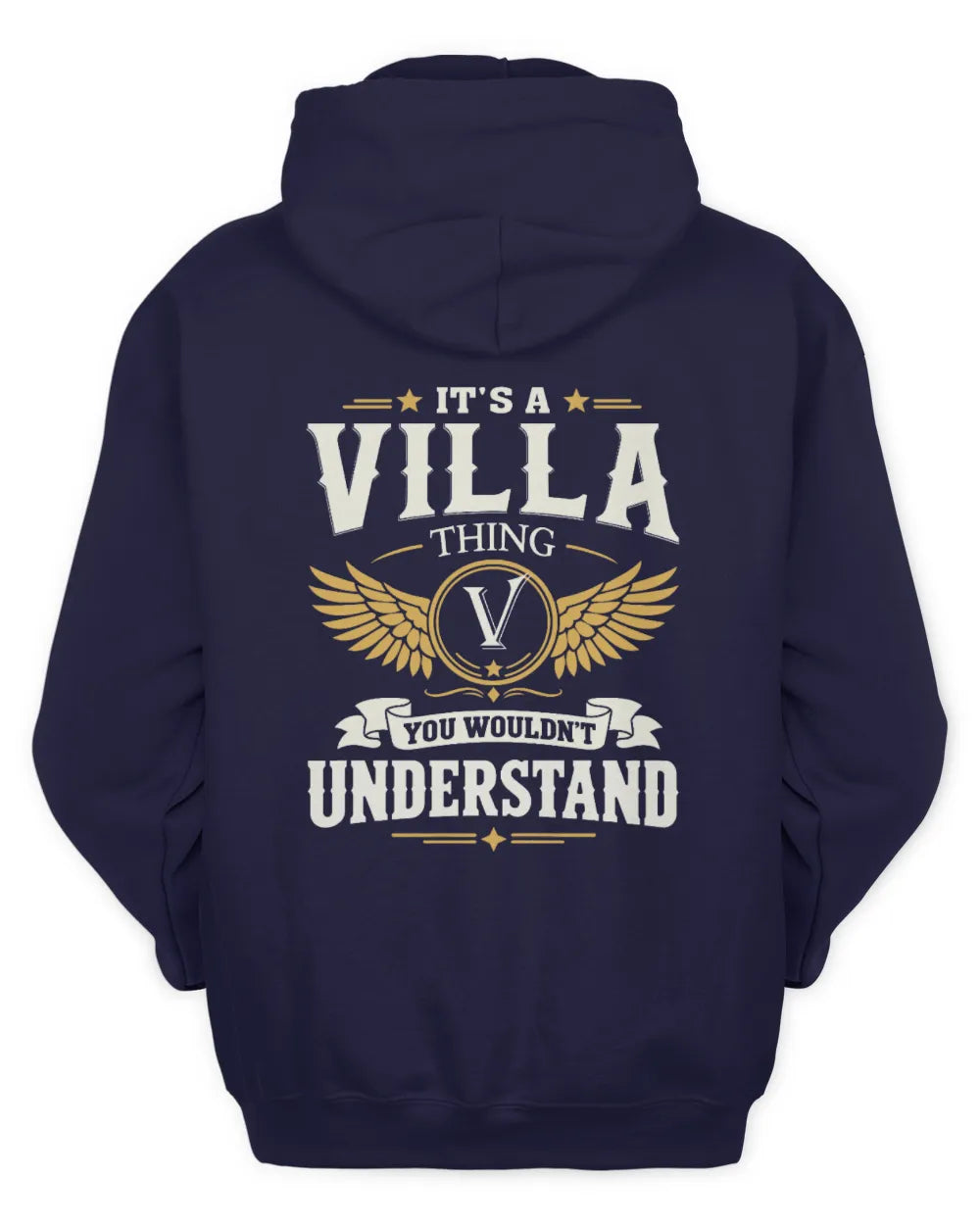 VILLA KT06-M008 It’s a [NAME] Thing – You Wouldn’t Understand | Personalized Vintage T-Shirt - Unisex Hoodie - Navy