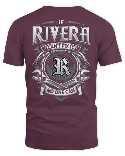 RIVERA AP81-K4-626 - Personalized Ahmed Quote Apparel “If Ahmed Can't Fix It, No One Can” - Unisex Standard T-Shirt - Maroon