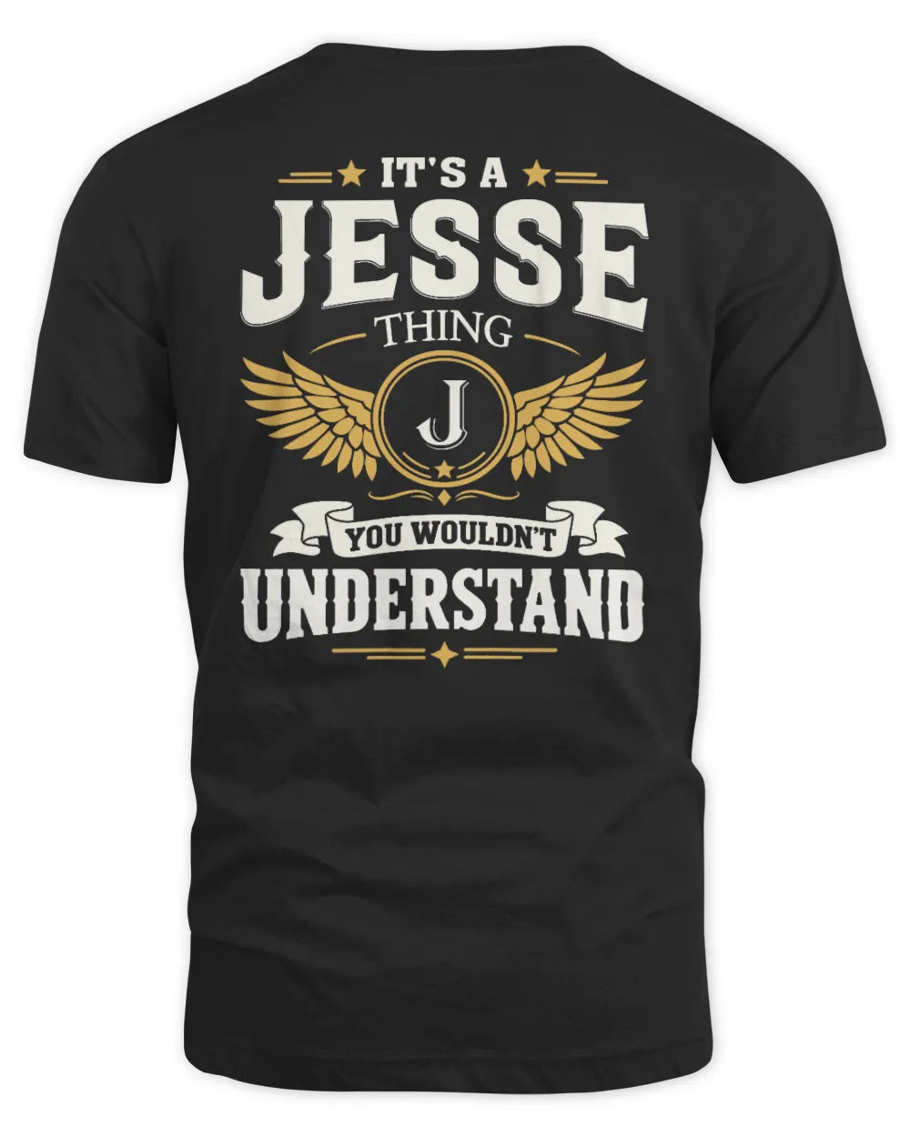JESSE KT06-M008 It’s a [NAME] Thing – You Wouldn’t Understand | Personalized Vintage T-Shirt - Unisex Standard T-Shirt - Black