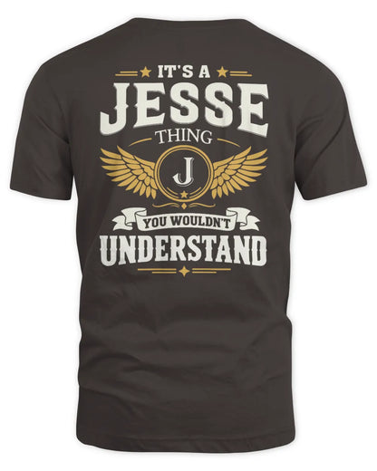 JESSE KT06-M008 It’s a [NAME] Thing – You Wouldn’t Understand | Personalized Vintage T-Shirt - Unisex Standard T-Shirt - Dark Chocolate