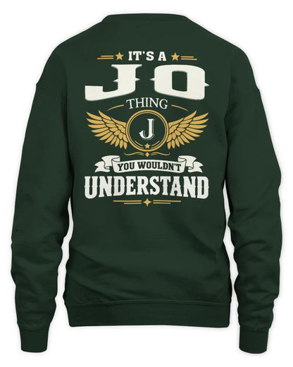 JO KT06-M008 It’s a [NAME] Thing – You Wouldn’t Understand | Personalized Vintage T-Shirt - Unisex Sweatshirt - Forest Green