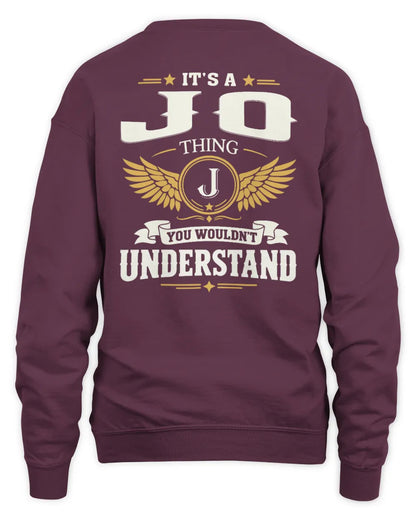 JO KT06-M008 It’s a [NAME] Thing – You Wouldn’t Understand | Personalized Vintage T-Shirt - Unisex Sweatshirt - Maroon