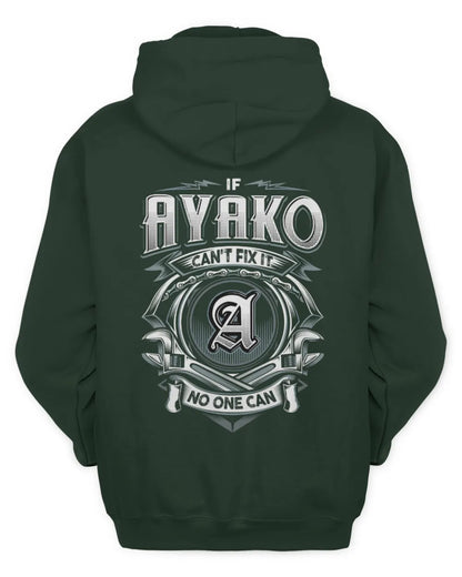 AYAKO AP81-K4-626 - Personalized Ahmed Quote Apparel “If Ahmed Can't Fix It, No One Can” - Unisex Hoodie - Forest Green