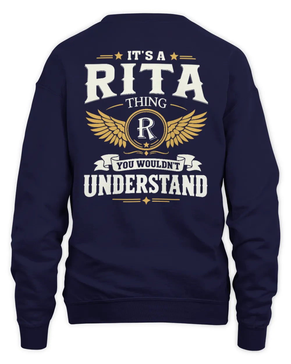 RITA KT06-M008 It’s a [NAME] Thing – You Wouldn’t Understand | Personalized Vintage T-Shirt - Unisex Sweatshirt - Navy