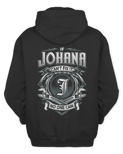 JOHANA AP81-K4-626 - Personalized Ahmed Quote Apparel “If Ahmed Can't Fix It, No One Can” - Unisex Hoodie - Black