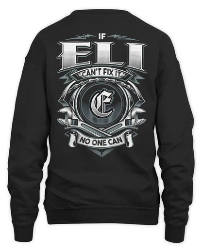ELI AP81-K4-626 - Personalized Ahmed Quote Apparel “If Ahmed Can't Fix It, No One Can” - Unisex Sweatshirt - Black