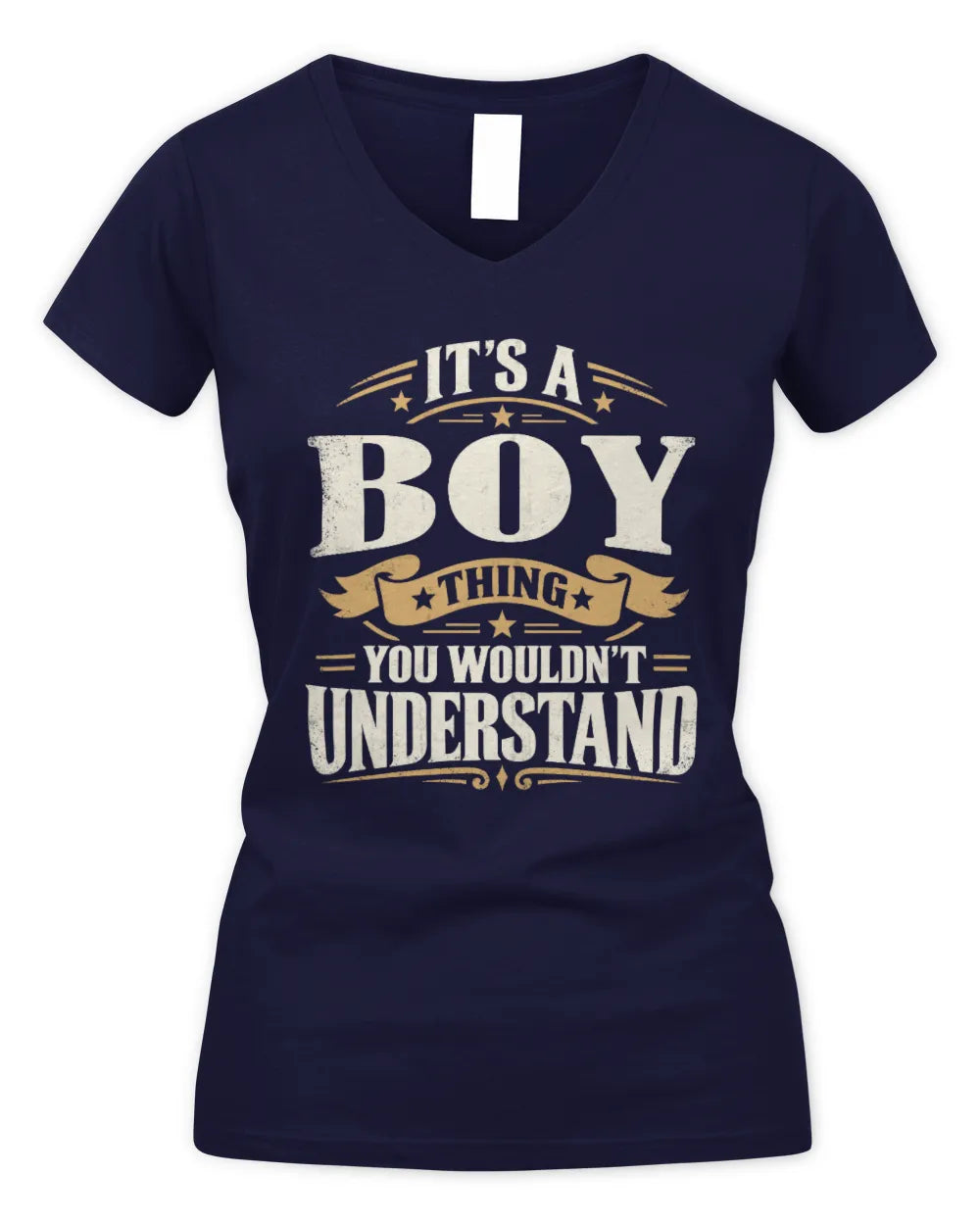BOY P08 TH51 - Personalized “It’s a/an [NAME] Thing – You Wouldn’t Understand” Shirt - Women's V-Neck T-Shirt - Navy