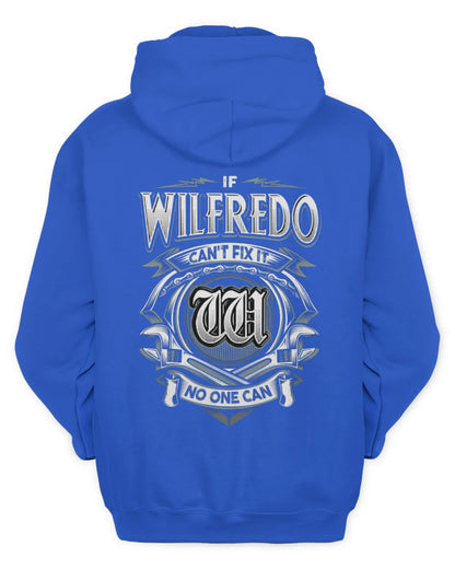WILFREDO AP81-K4-626 - Personalized Ahmed Quote Apparel “If Ahmed Can't Fix It, No One Can” - Unisex Hoodie - Royal