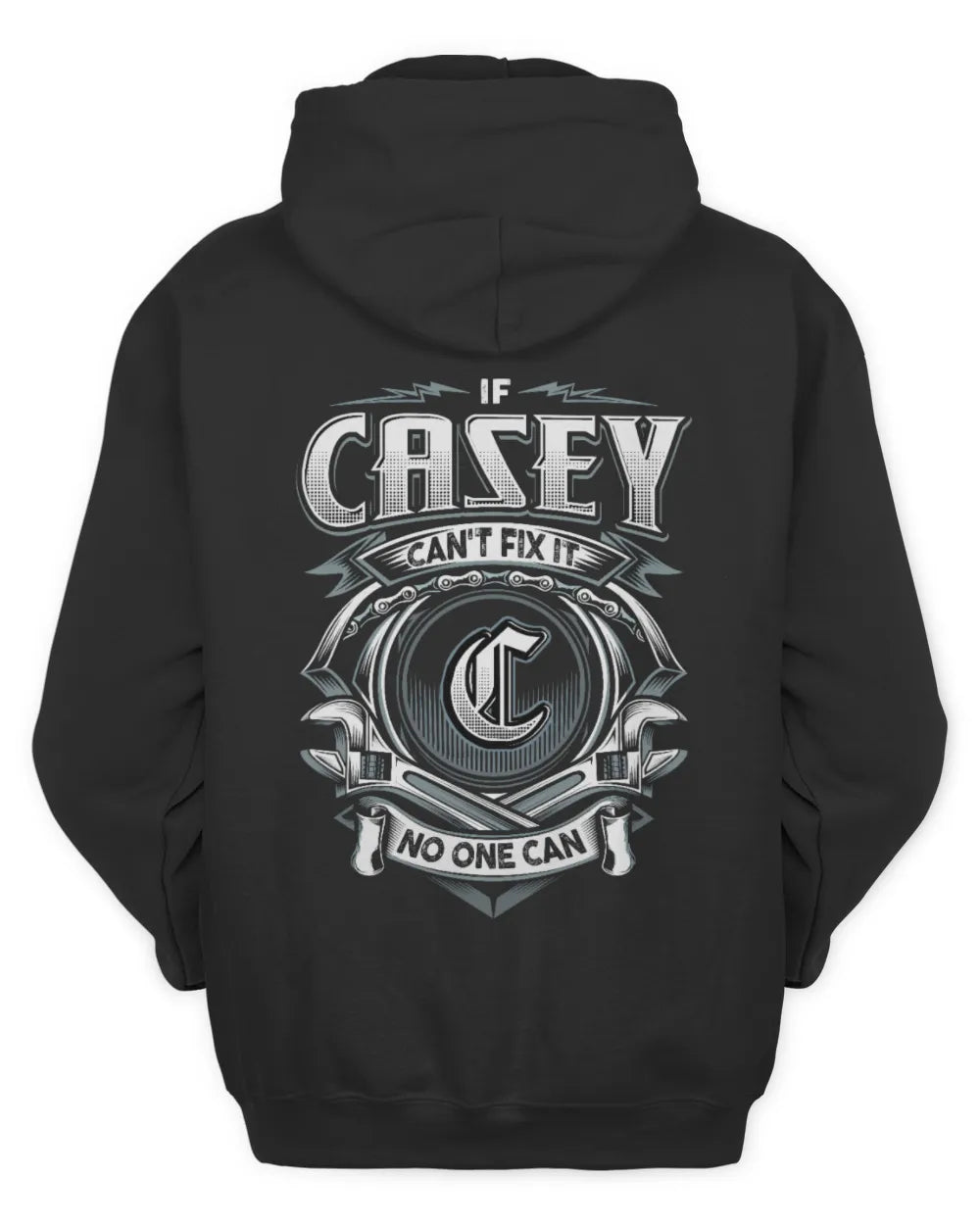 CASEY AP81-K4-626 - Personalized Ahmed Quote Apparel “If Ahmed Can't Fix It, No One Can” - Unisex Hoodie - Black