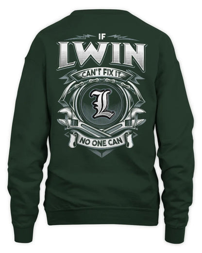 LWIN AP81-K4-626 - Personalized Ahmed Quote Apparel “If Ahmed Can't Fix It, No One Can” - Unisex Sweatshirt - Forest Green