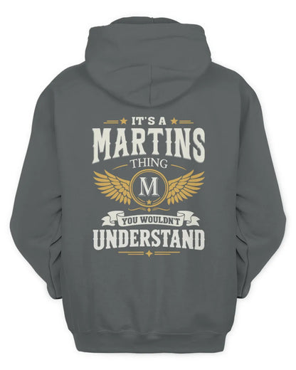 MARTINS KT06-M008 It’s a [NAME] Thing – You Wouldn’t Understand | Personalized Vintage T-Shirt - Unisex Hoodie - Charcoal