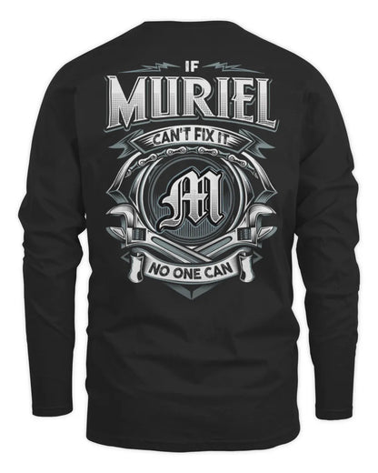 MURIEL AP81-K4-626 - Personalized Ahmed Quote Apparel “If Ahmed Can't Fix It, No One Can” - Men's Long Sleeved T-Shirt - Black