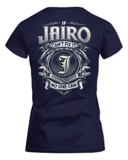 JAIRO AP81-K4-626 - Personalized Ahmed Quote Apparel “If Ahmed Can't Fix It, No One Can” - Women's Standard T-Shirt - Navy