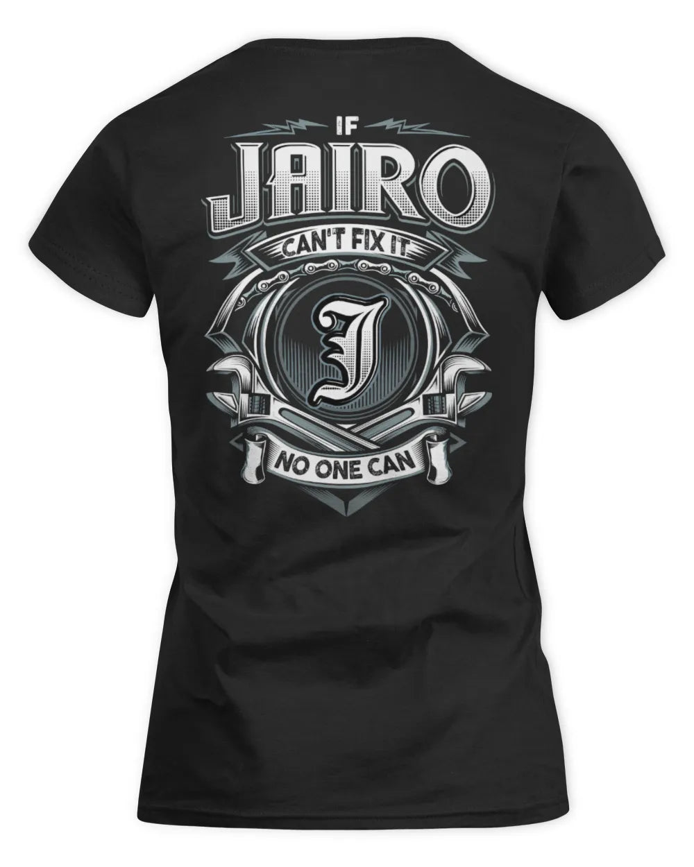 JAIRO AP81-K4-626 - Personalized Ahmed Quote Apparel “If Ahmed Can't Fix It, No One Can” - Women's Standard T-Shirt - Black