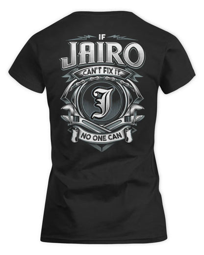 JAIRO AP81-K4-626 - Personalized Ahmed Quote Apparel “If Ahmed Can't Fix It, No One Can” - Women's Standard T-Shirt - Black
