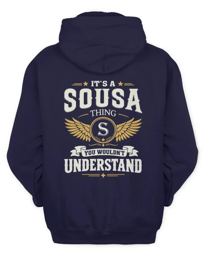 SOUSA KT06-M008 It’s a [NAME] Thing – You Wouldn’t Understand | Personalized Vintage T-Shirt - Unisex Hoodie - Navy