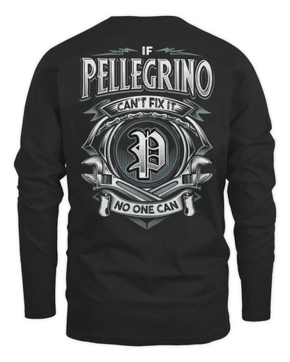 PELLEGRINO AP81-K4-626 - Personalized Ahmed Quote Apparel “If Ahmed Can't Fix It, No One Can” - Men's Long Sleeved T-Shirt - Black