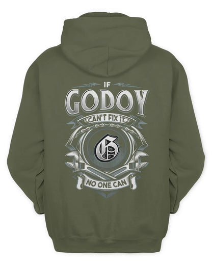 GODOY AP81-K4-626 - Personalized Ahmed Quote Apparel “If Ahmed Can't Fix It, No One Can” - Unisex Hoodie - Military Green