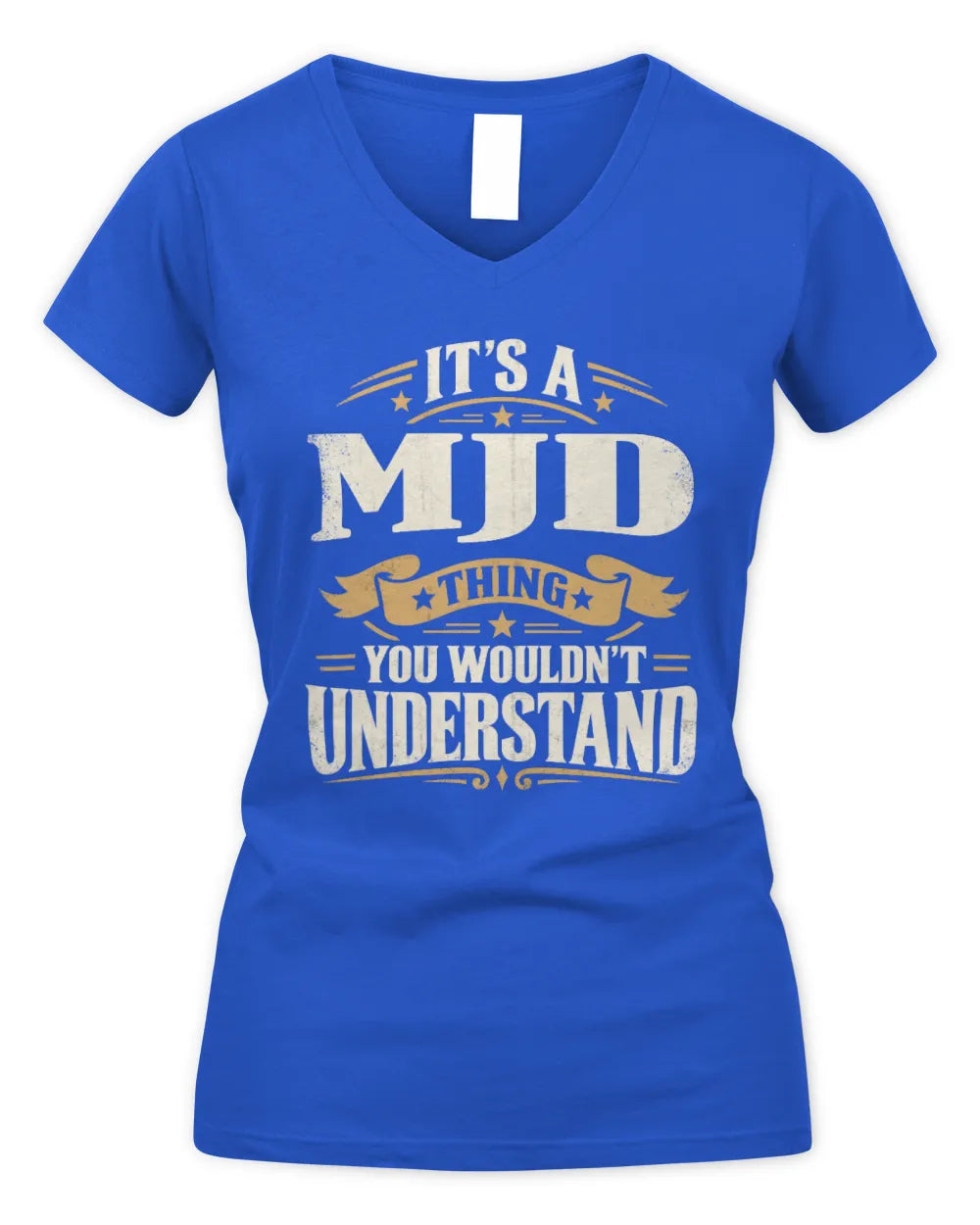 MJD P08 TH51 - Personalized “It’s a/an [NAME] Thing – You Wouldn’t Understand” Shirt - Women's V-Neck T-Shirt - Royal