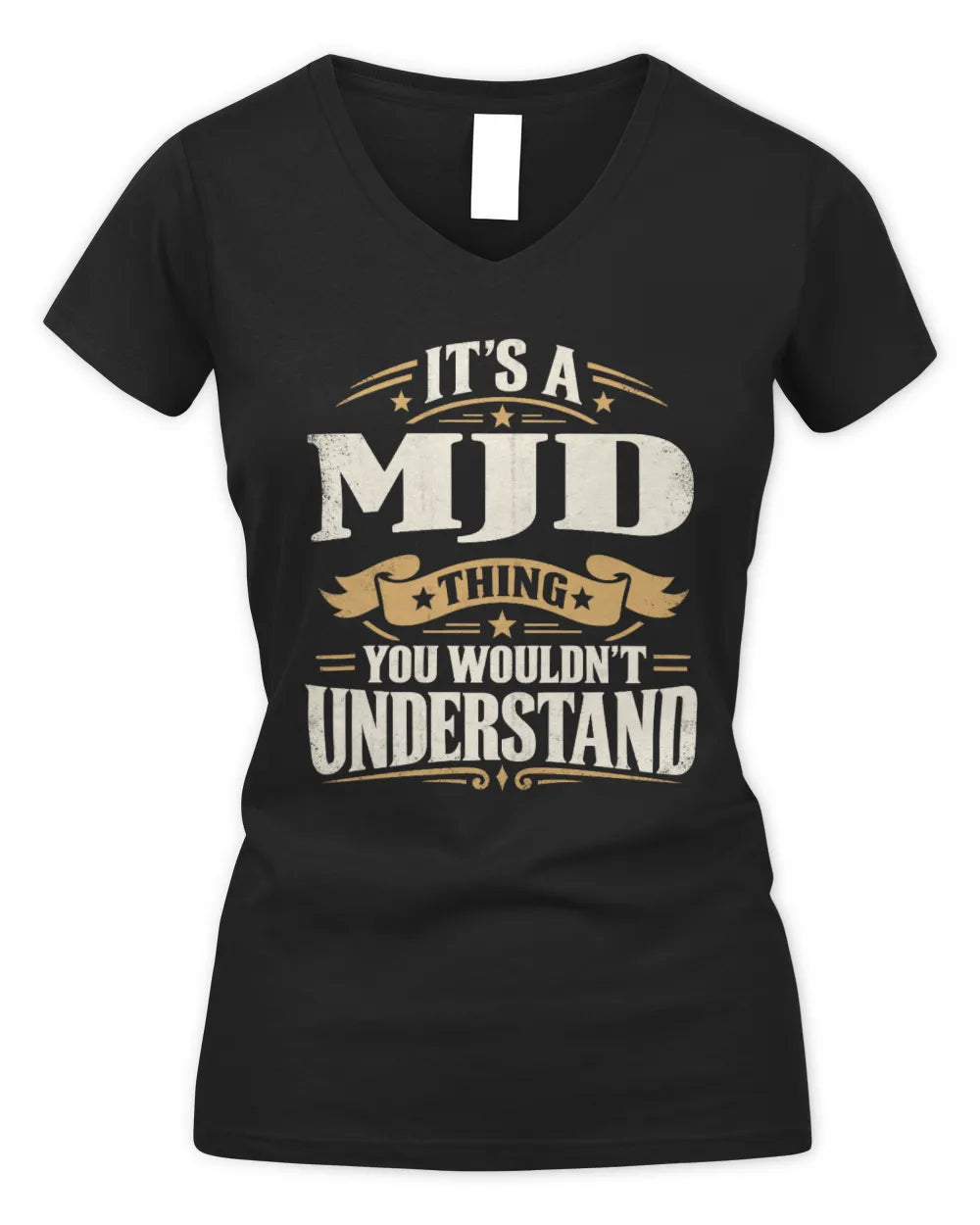 MJD P08 TH51 - Personalized “It’s a/an [NAME] Thing – You Wouldn’t Understand” Shirt - Women's V-Neck T-Shirt - Black