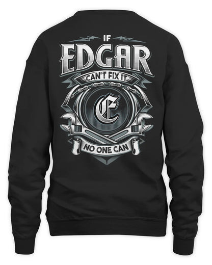 EDGAR AP81-K4-626 - Personalized Ahmed Quote Apparel “If Ahmed Can't Fix It, No One Can” - Unisex Sweatshirt - Black