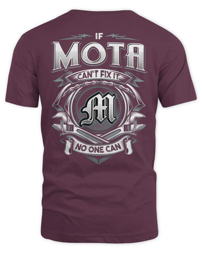 MOTA AP81-K4-626 - Personalized Ahmed Quote Apparel “If Ahmed Can't Fix It, No One Can” - Unisex Standard T-Shirt - Maroon