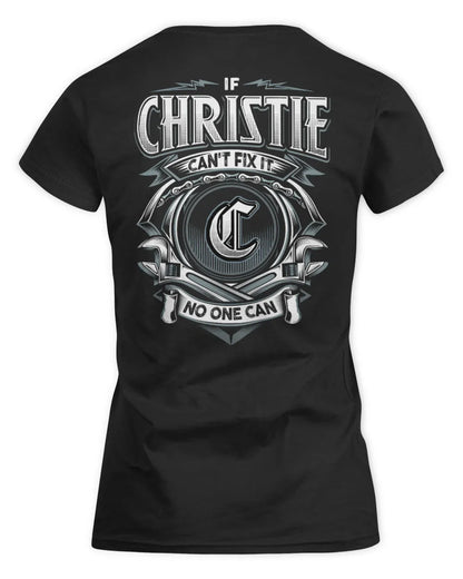 CHRISTIE AP81-K4-626 - Personalized Ahmed Quote Apparel “If Ahmed Can't Fix It, No One Can” - Women's Standard T-Shirt - Black