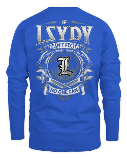 LSYDY AP81-K4-626 - Personalized Ahmed Quote Apparel “If Ahmed Can't Fix It, No One Can” - Men's Long Sleeved T-Shirt - Royal