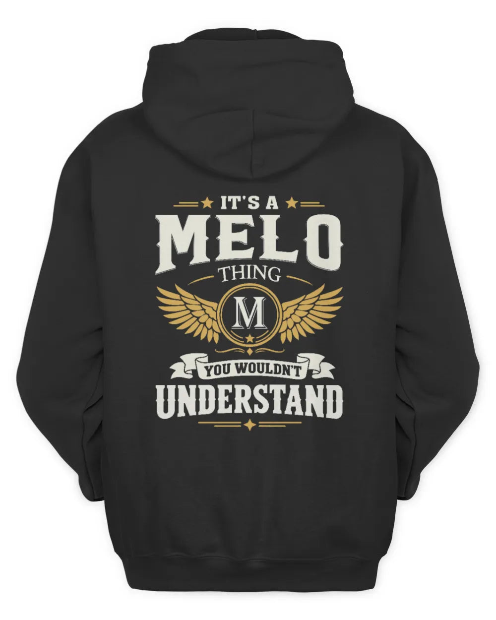MELO KT06-M008 It’s a [NAME] Thing – You Wouldn’t Understand | Personalized Vintage T-Shirt - Unisex Hoodie - Black