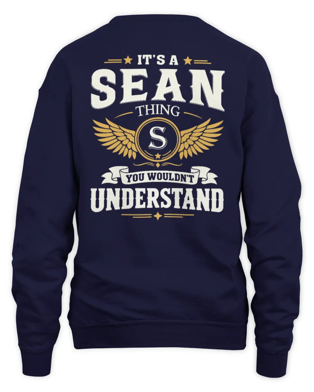 SEAN KT06-M008 It’s a [NAME] Thing – You Wouldn’t Understand | Personalized Vintage T-Shirt - Unisex Sweatshirt - Navy