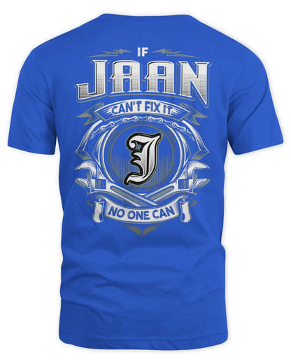 JAAN AP81-K4-626 - Personalized Ahmed Quote Apparel “If Ahmed Can't Fix It, No One Can” - Unisex Standard T-Shirt - Royal
