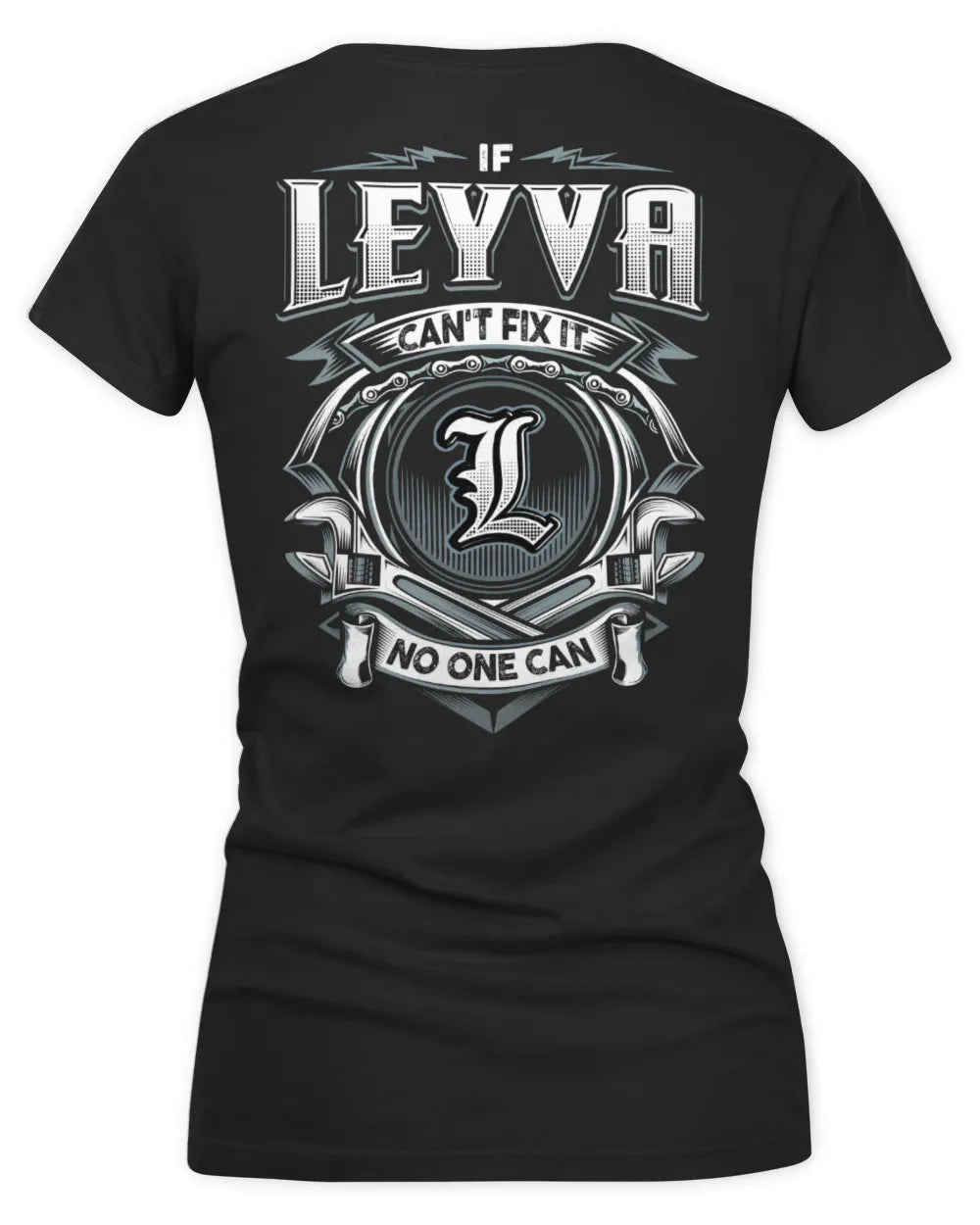 LEYVA AP81-K4-626 - Personalized Ahmed Quote Apparel “If Ahmed Can't Fix It, No One Can” - Women's V-Neck T-Shirt - Black