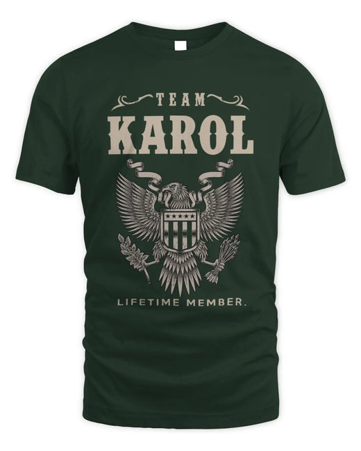 KAROL TP06-K82 – Personalized Classic Style Apparel “Team NAME Lifetime Member”