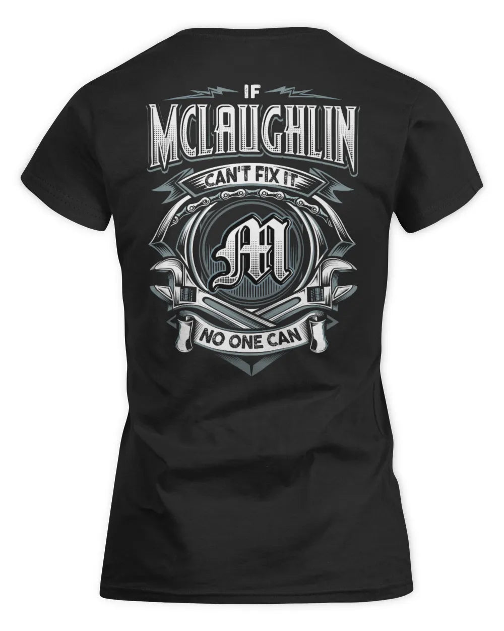 MCLAUGHLIN AP81-K4-626 - Personalized Ahmed Quote Apparel “If Ahmed Can't Fix It, No One Can” - Women's Standard T-Shirt - Black