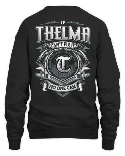THELMA AP81-K4-626 - Personalized Ahmed Quote Apparel “If Ahmed Can't Fix It, No One Can” - Unisex Sweatshirt - Black