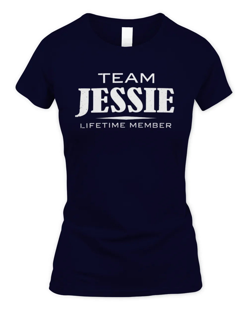 JESSIE BL62-K4-128 - Personalized “Team NAME Lifetime Member” - Women's Standard T-Shirt - Navy