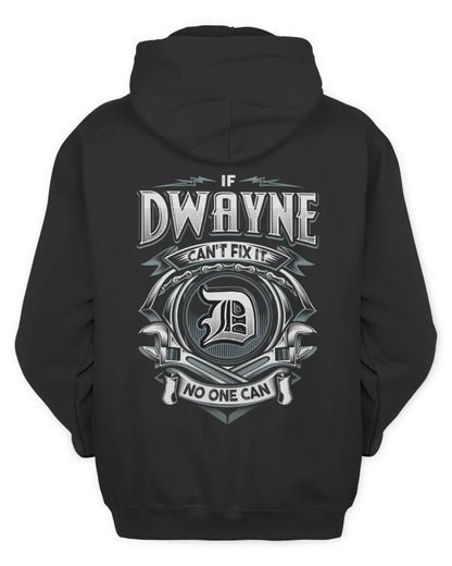 DWAYNE AP81-K4-626 - Personalized Ahmed Quote Apparel “If Ahmed Can't Fix It, No One Can” - Unisex Hoodie - Black