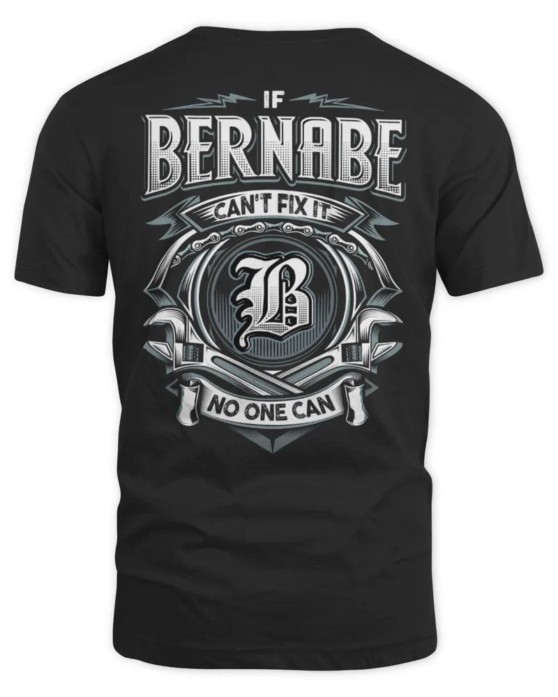BERNABE AP81-K4-626 - Personalized Ahmed Quote Apparel “If Ahmed Can't Fix It, No One Can” - Unisex Standard T-Shirt - Black