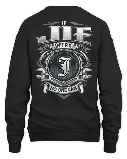 JIE AP81-K4-626 - Personalized Ahmed Quote Apparel “If Ahmed Can't Fix It, No One Can” - Unisex Sweatshirt - Black
